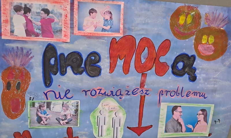 Plakat "przemocowy"